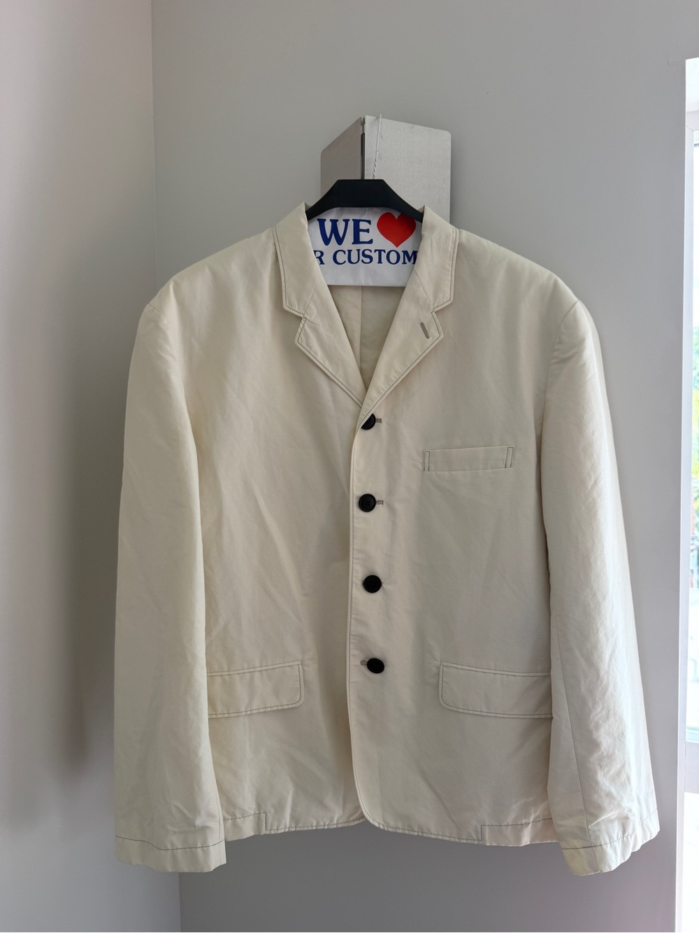 Lemaire Cream Suit (blazer and pants)